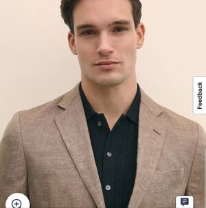 Classic Linen-Silk-Wool Blend Blazer